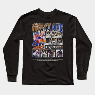 Wayne Gretzky The Great One Long Sleeve T-Shirt